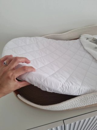 Cambiador de Bebé con Cesta de Cuerda