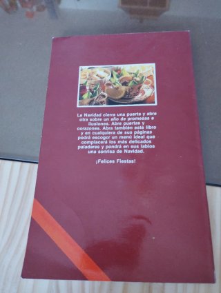 Libro antiguo 100 recetas para navidad año 1989