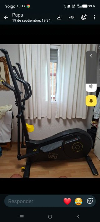 Bicicleta Elíptica Domyos 520,