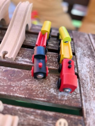 Lote Trenes y Vías de Madera IKEA LILLABO, avion