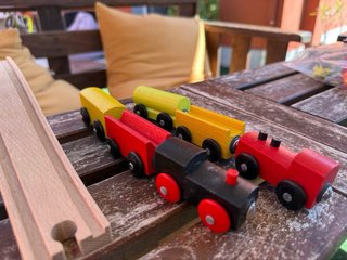 Lote Trenes y Vías de Madera IKEA LILLABO, avion