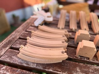 Lote Trenes y Vías de Madera IKEA LILLABO, avion