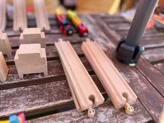 Lote Trenes y Vías de Madera IKEA LILLABO, avion