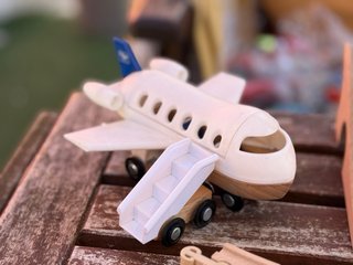 Lote Trenes y Vías de Madera IKEA LILLABO, avion