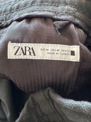 Pantalón Zara Man Talla M Elástico Negro