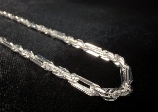 Cadena de plata estilo eslabón