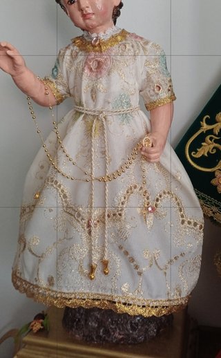 Vestido para Niño Jesús hasta 50 cm