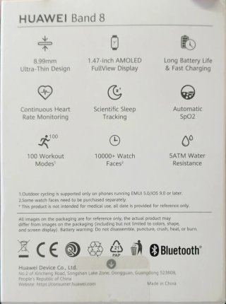 HUAWEI Band 8 Negra