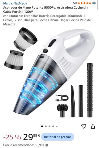 Aspirador de Mano Portátil Ultra Potente NUEVO