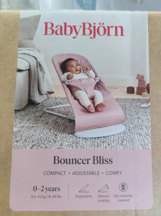 Hamaca BabyBjörn Bliss Rosa Palo