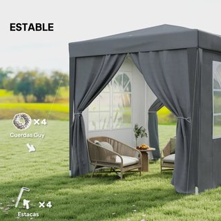 Carpa plegable 2x2m