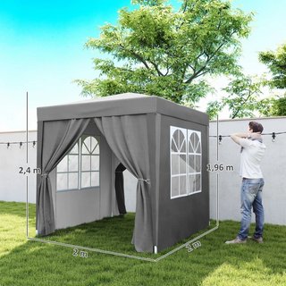 Carpa plegable 2x2m