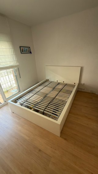 Cama Ikea Malm 140x200 con Somier y Cajones