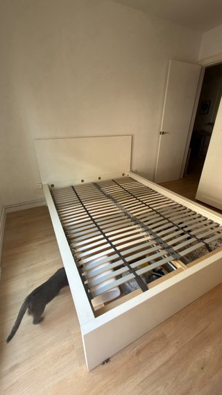 Cama Ikea Malm 140x200 con Somier y Cajones