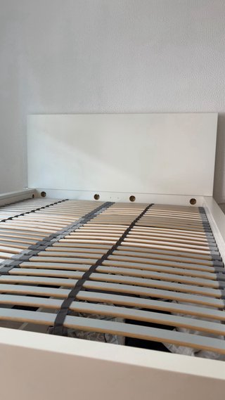 Cama Ikea Malm 140x200 con Somier y Cajones