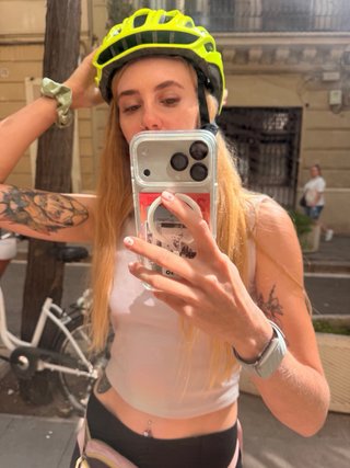 Casco de Bicicleta Amarillo Neón
