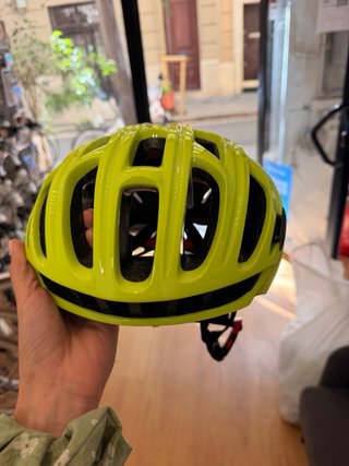 Casco de Bicicleta Amarillo Neón