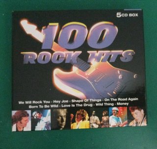 Caja 5 CDs 100 Rock Hits