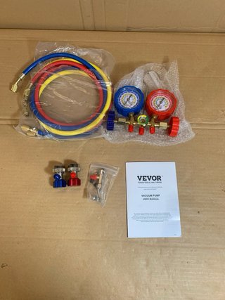 Bomba Vacio y Manometro Vevor 3.5CFM VP125