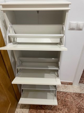 Zapatero JERUP 3 compartimentos blanco