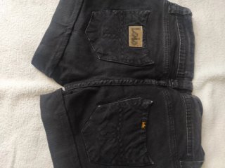 Short vaquero negro Lois
