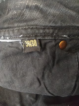 Short vaquero negro Lois
