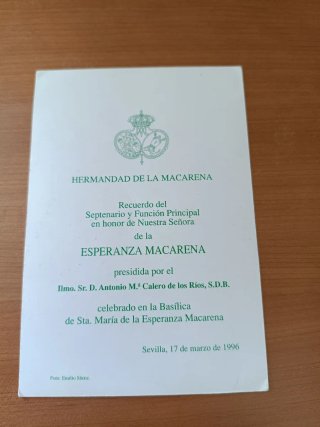 Boletines antiguos Esperanza Macarena
