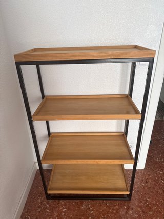 Estantería Metálica y Madera