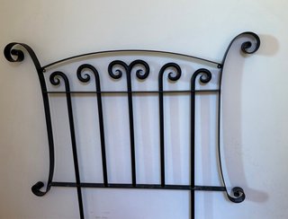 Cabecero forja artesanal hierro macizo 90cm