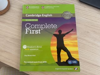 Pack libros inglés B2 Cambridge First