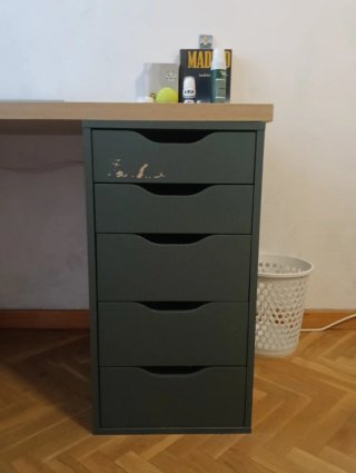 Cajonera de escritorio Gris