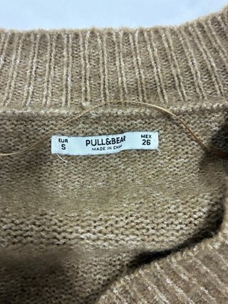 Jersey Pull&Bear marrón talla S