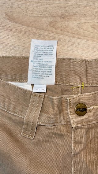 Pantalón Carhartt B07 Canvas Beige