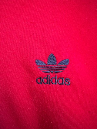 Sudadera Adidas Roja con Capucha