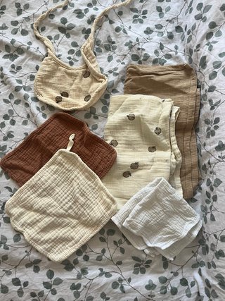 Pack de Muselinas, Trapos y Babero