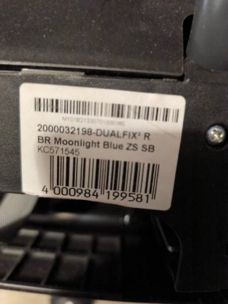Silla Coche Britax Römer DUALFIX² R Azul