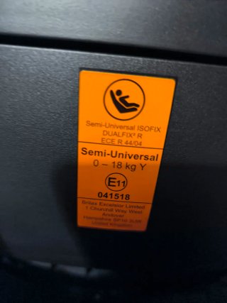 Silla Coche Britax Römer DUALFIX² R Azul