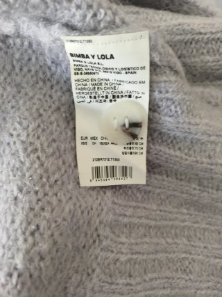 Cárdigan Bimba y Lola rosa talla única