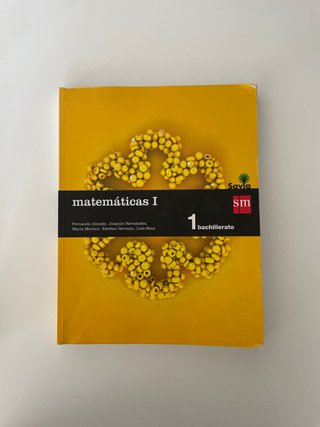 Libro Matemáticas I 1 Bachillerato