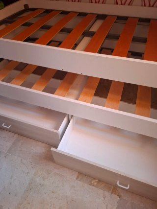 Cama Nido Doble con Cajones