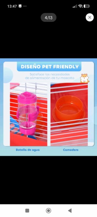 Jaula para Hámster con Accesorios