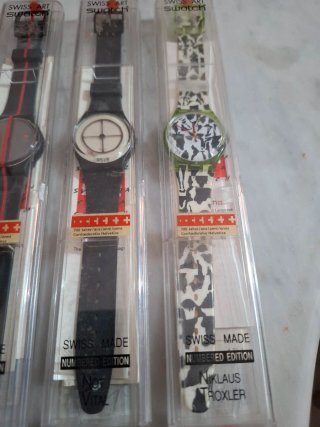Set 4 Orologi Swatch Collezione Swiss Art