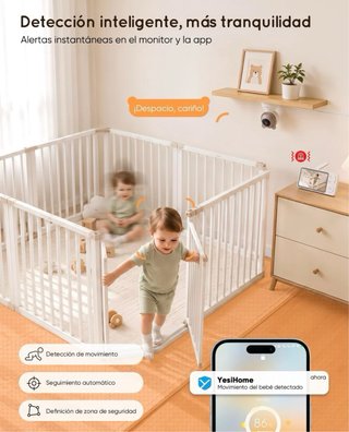 Cámara Vigilancia Bebé 3MP sin WiFi 2.4G