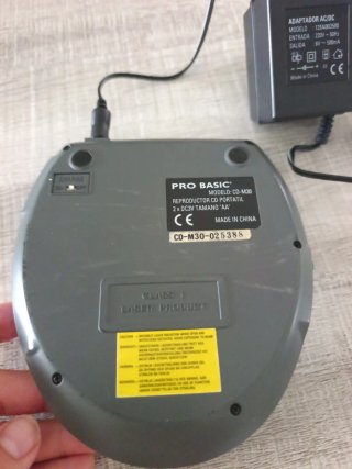 Reproductor CD/MP3 Pro Basic Azul