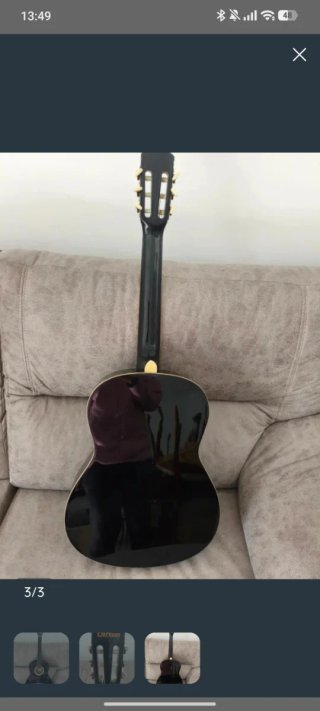Guitarra Clásica Clifton Negra