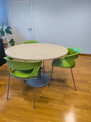 Juego de 3 sillas de comedor/sala de reunión