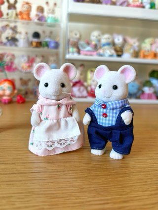 Familia de Ratones Sylvanian Families