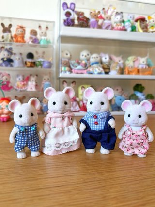 Familia de Ratones Sylvanian Families
