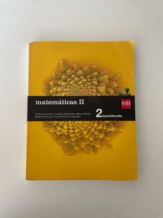 Matemáticas II 2 Bachillerato