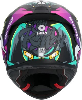 Casco de moto SHIRO con diseño